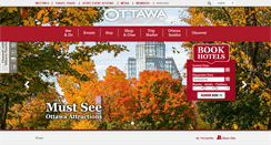 Desktop Screenshot of ottawatourism.ca